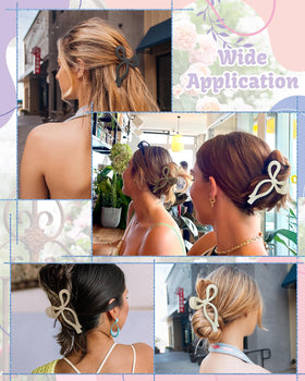 CHLINS clip holding a half-up hairstyle showing secure hold and everyday styling benefit