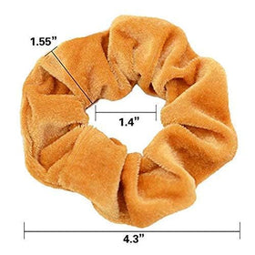 Chloven scrunchie securing a ponytail with gentle hold and no creases