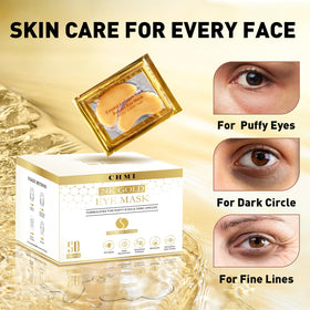 CHMI individual sachet open with a single sealed under-eye pair