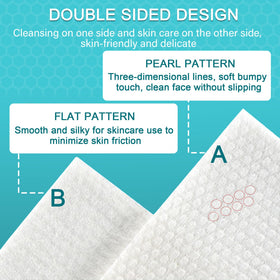 CHNLML wipe in use removing makeup and reducing friction on skin