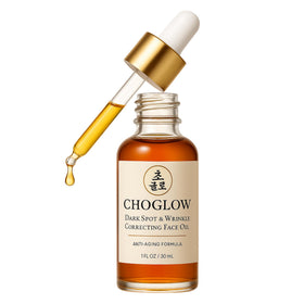 Choglow dropper dispensing oil highlighting precise application and nourishment
