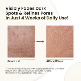 Choglow applied under makeup illustrating smooth base and radiant finish benefit