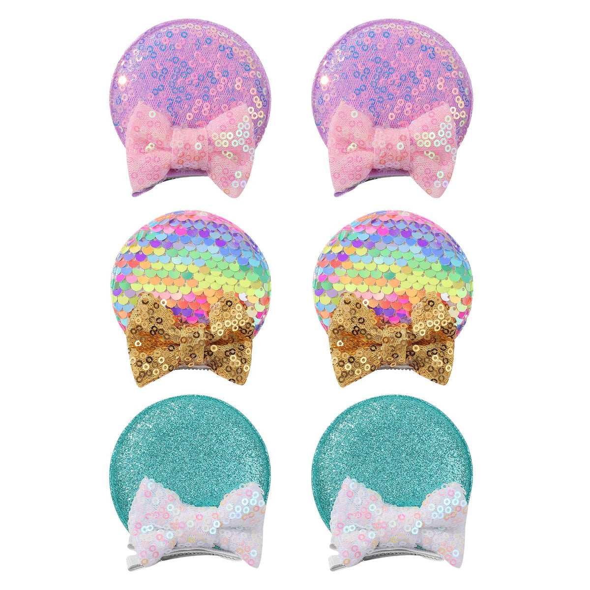 choicbaby front packaging showing all six glittering bows and color variety
