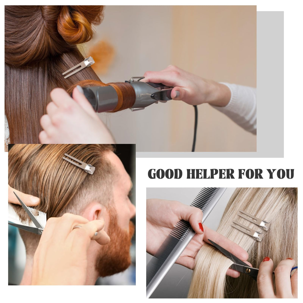 choicbaby nickel-plated surface texture, smooth glide through hair