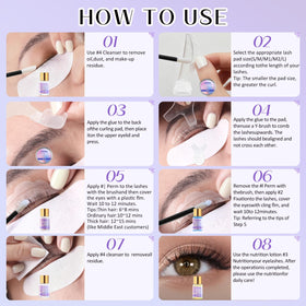 Choido applying lift to eyelashes demonstrating easy salon or DIY technique