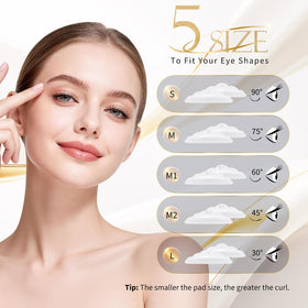 Choido application step demonstrating safe placement of lifting pad on eyelid