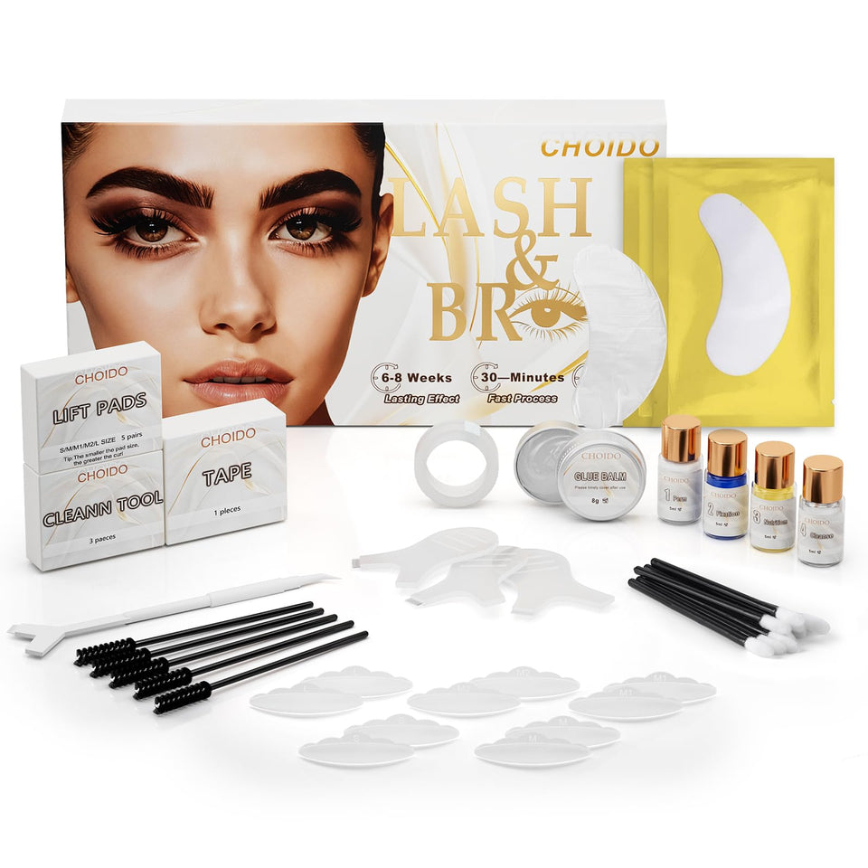 Choido front packaging showing full kit and easy at-home salon results