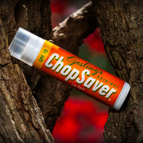 Musician applying ChopSaver before playing to protect and soothe chops