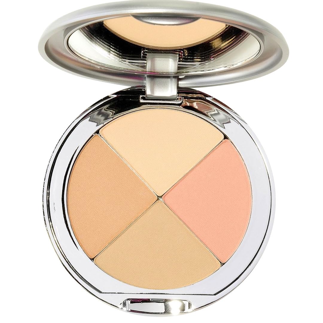 Christina Cosmetics compact front view showing sleek packaging and shade