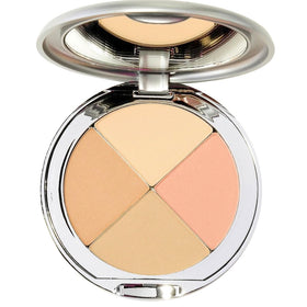 Christina Cosmetics compact front view showing sleek packaging and shade