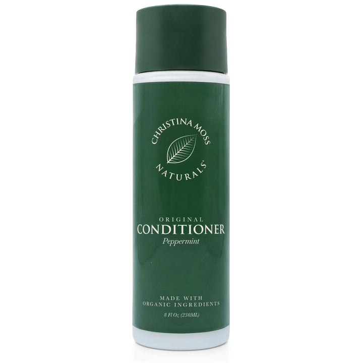 Christina Moss Naturals front bottle showing clean packaging and benefits