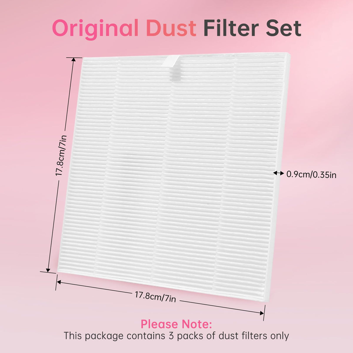 CHRISTINE SHELLY X10 filter next to ruler for accurate size and fit reference