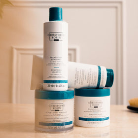 Christophe Robin before and after root volume comparison highlighting detox results