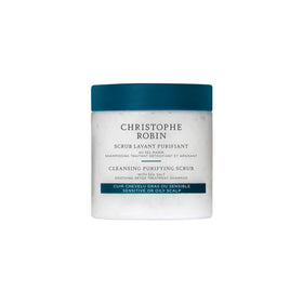 Christophe Robin front packaging showing sea salt scrub and cleansing benefit