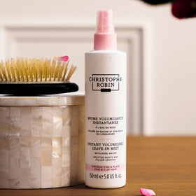 Christophe Robin label listing rose water, baobab extract, and vegan benefit