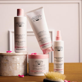 Christophe Robin label close-up showing baobab and rose extracts
