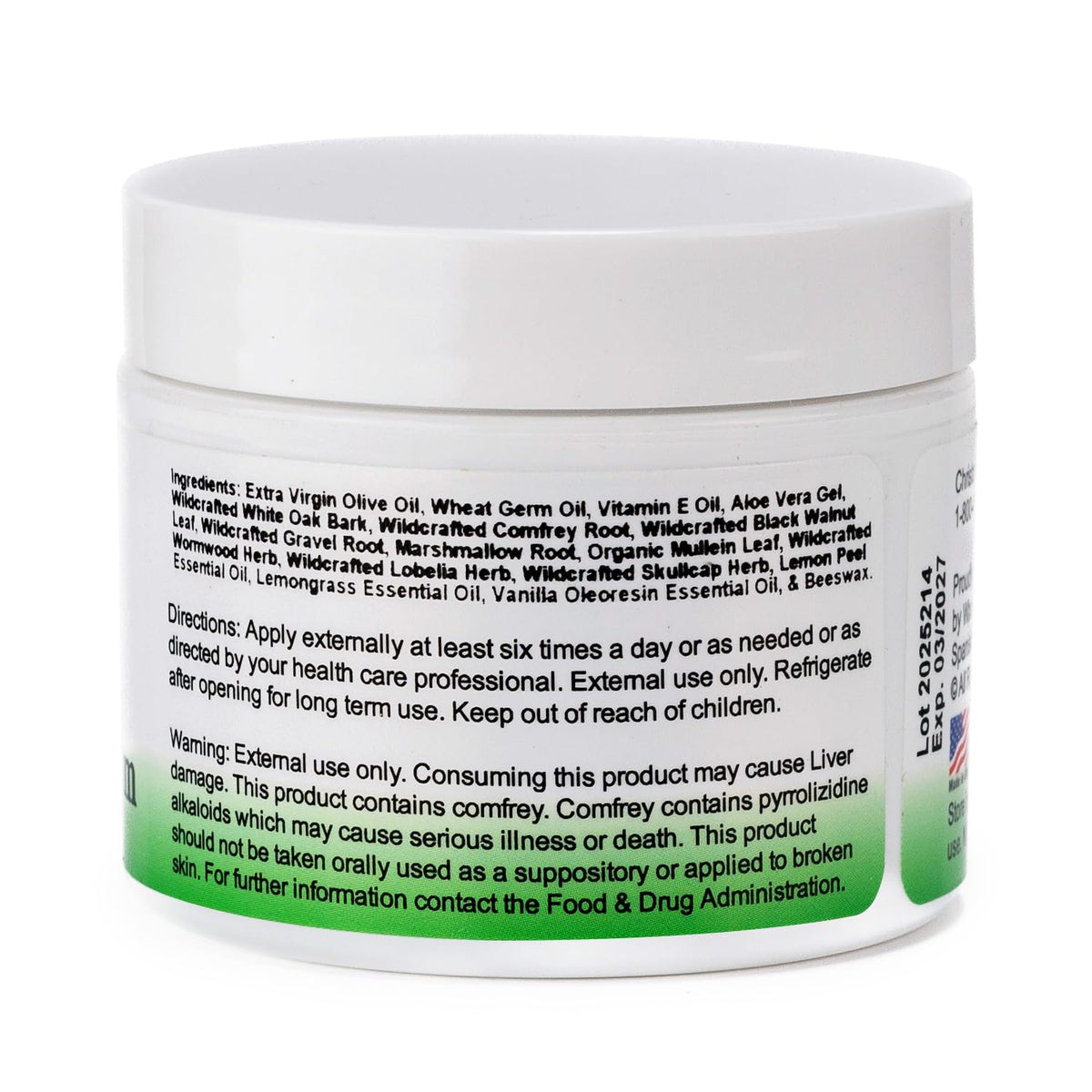 Christopher's Original Formulas open jar revealing creamy moisturizer texture
