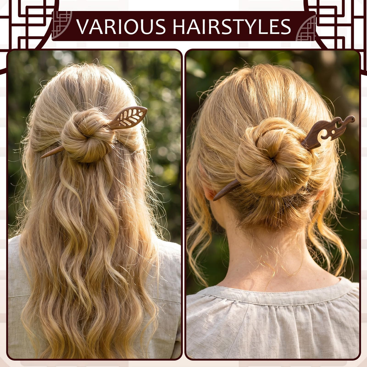 Chuangdi eight hair sticks fan display illustrating variety and gift-ready appeal