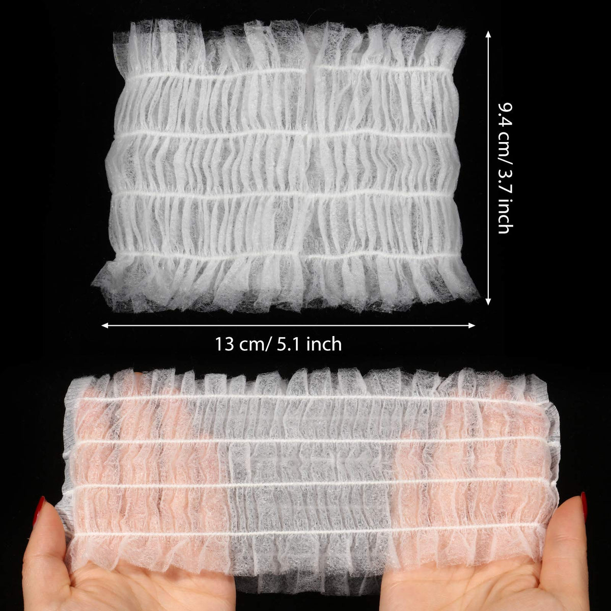 Chuangdi individual pouch opened with headband inside for hygienic single use benefit