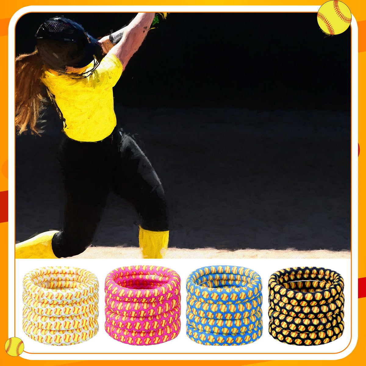 Chuangdi hair ties worn on wrist as accessory for quick access and convenience