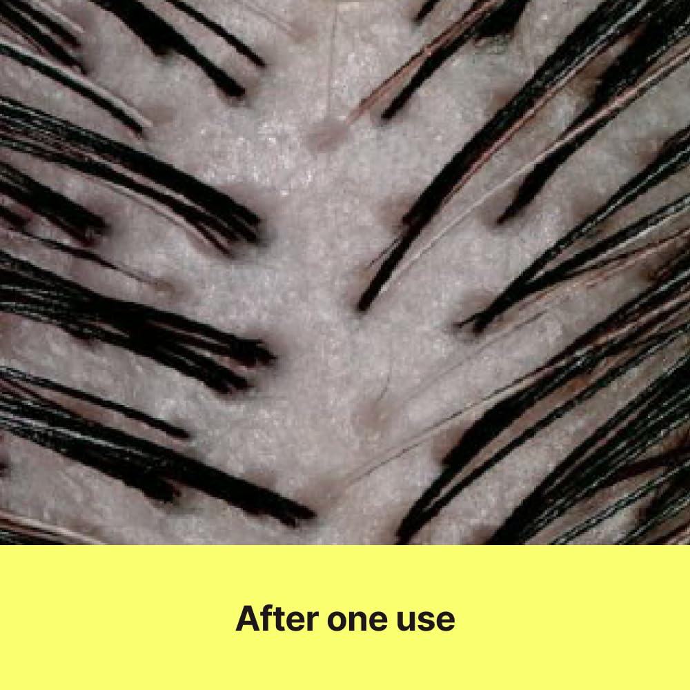 ChungMiJung applying conditioner to mid-lengths and ends for manageability