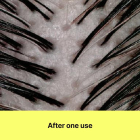 ChungMiJung applying conditioner to mid-lengths and ends for manageability