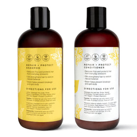 CIBU label close-up highlighting product name and color-safe, sulfate free benefit