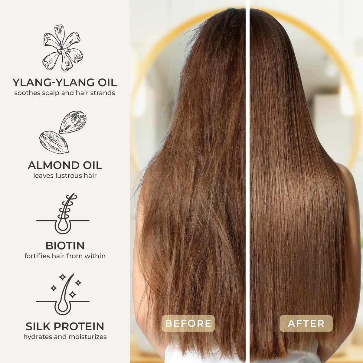 CIBU conditioner cream close-up showing rich texture and detangling, smoothing benefit