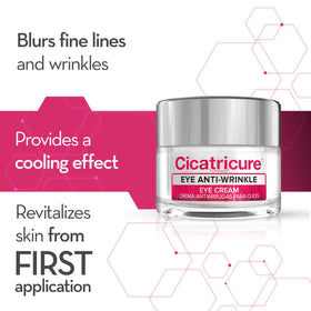 Cicatricure open jar texture showing cream-gel consistency and smoothness