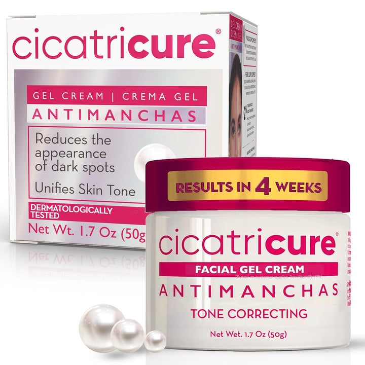 Cicatricure front packaging showing product jar and box, conveying credibility