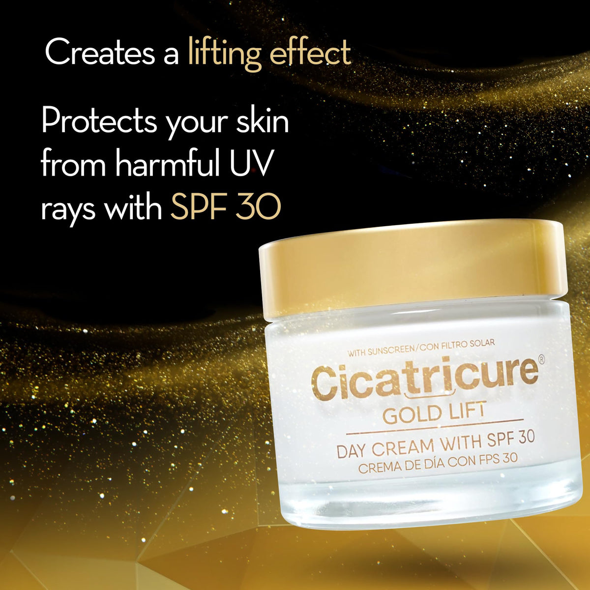 Cicatricure cream on fingertip demonstrating easy application benefit