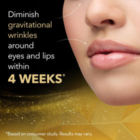 Cicatricure applied to upper lip showing smoothing of expression lines