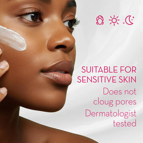 Cicatricure cream absorbed into skin showing non-greasy finish