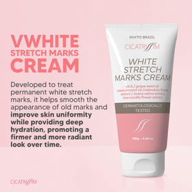 Cicatrissim applied to thigh area demonstrating smoother skin benefit