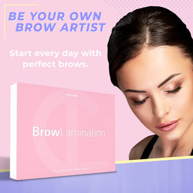 CICI Lash before-and-after brows showing fuller visible results