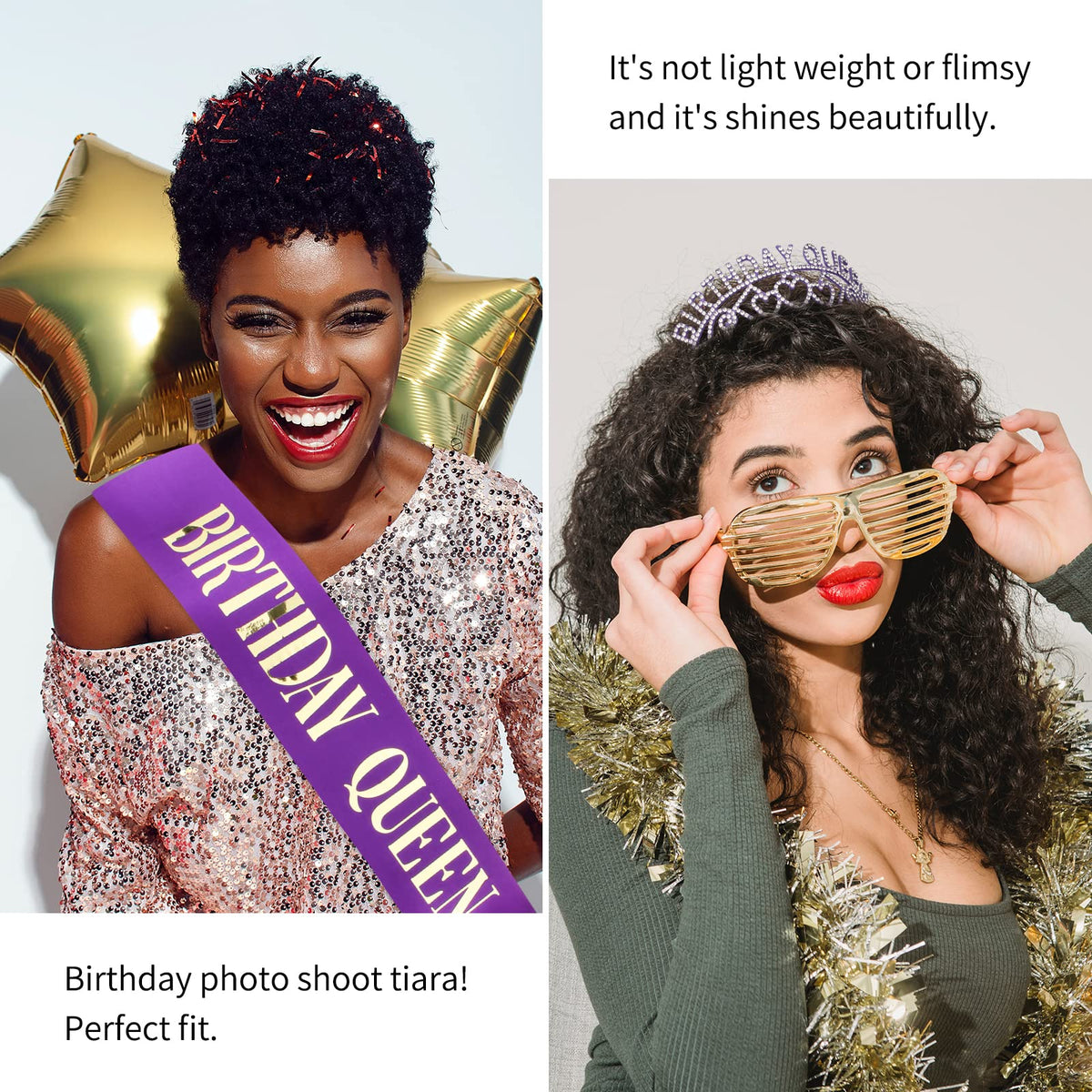 CIEHER crown worn in styled hair demonstrating secure comb fit and all-day comfort