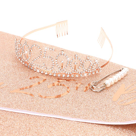 CIEHER party lifestyle setting with sash and tiara showcased in celebration