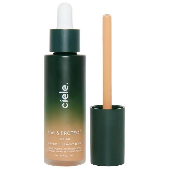 Ciele front bottle shot showing label and SPF 50+ protection benefit