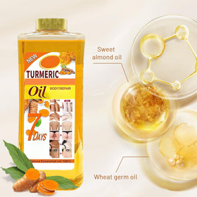 cijikos Soft 7 dispensing oil from bottle to hand for controlled application benefit