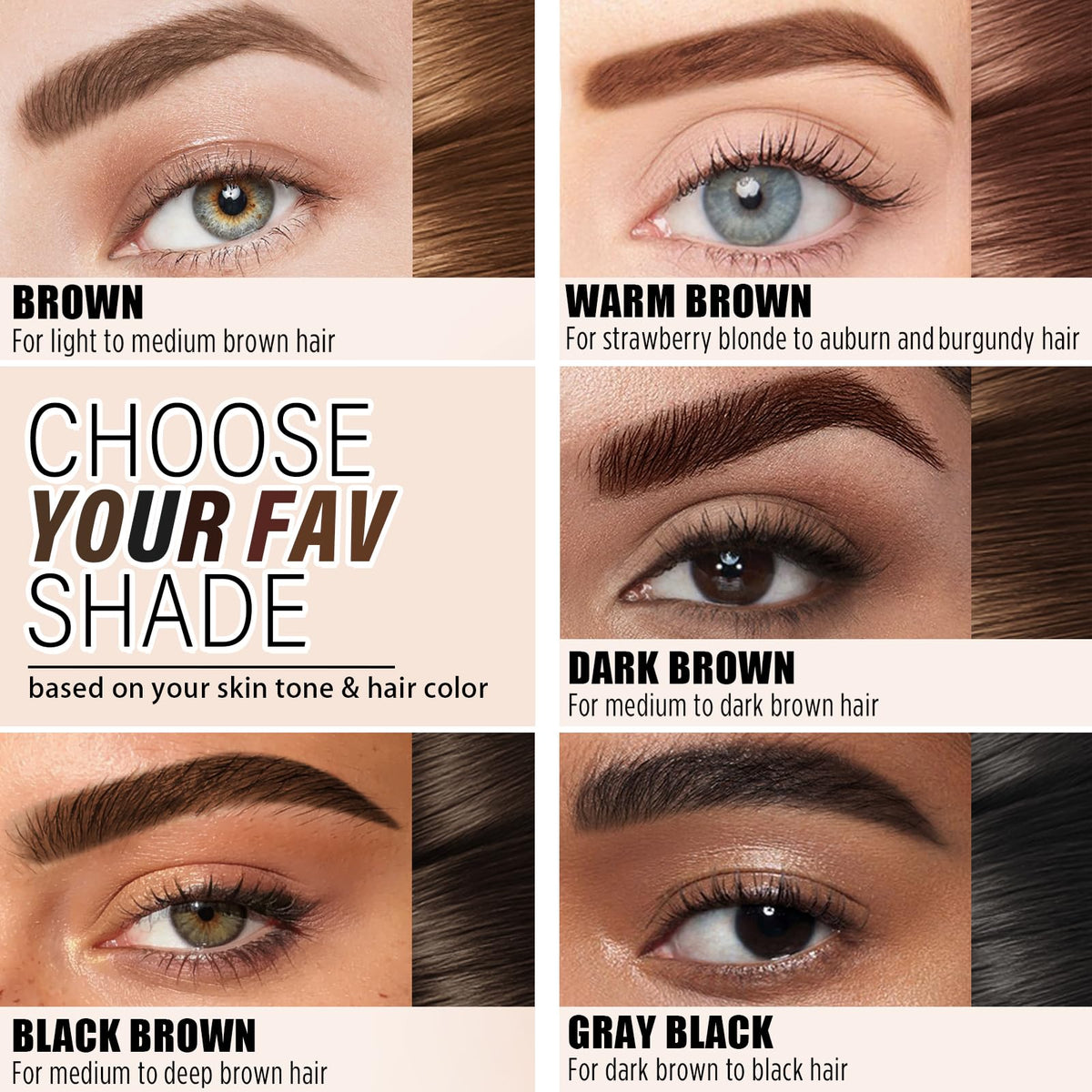 Cilrofelr application demonstration on brow for easy at-home use
