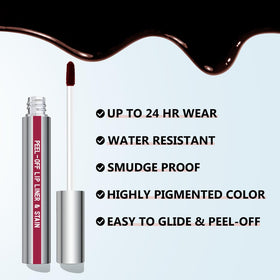 Cilrofelr flat side used to fill lips for even, pigmented coverage