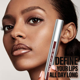 Cilrofelr in use on model demonstrating long-wear color and natural matte effect