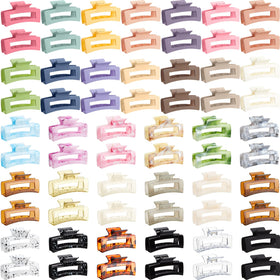 Cindeer front packaging showing 64 matte rectangle hair clips and bulk value