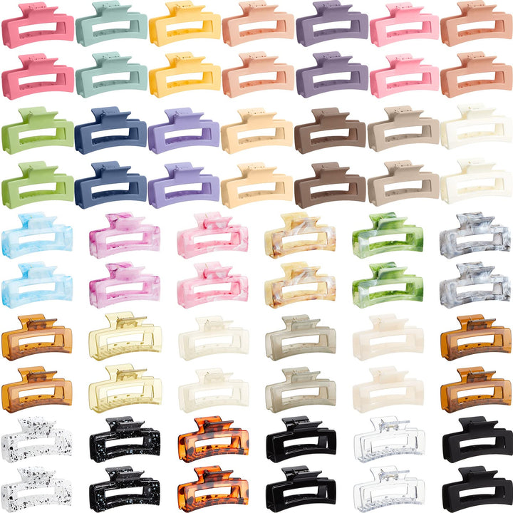 Cindeer front packaging showing 64 matte rectangle hair clips and bulk value