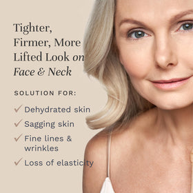 City Beauty application on jawline demonstration illustrating targeted lifting motion