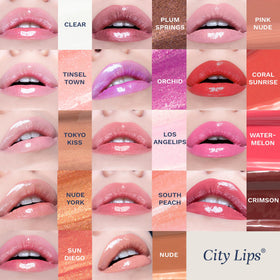 City Beauty City Lips inside a makeup bag depicting easy daily touch-up benefit