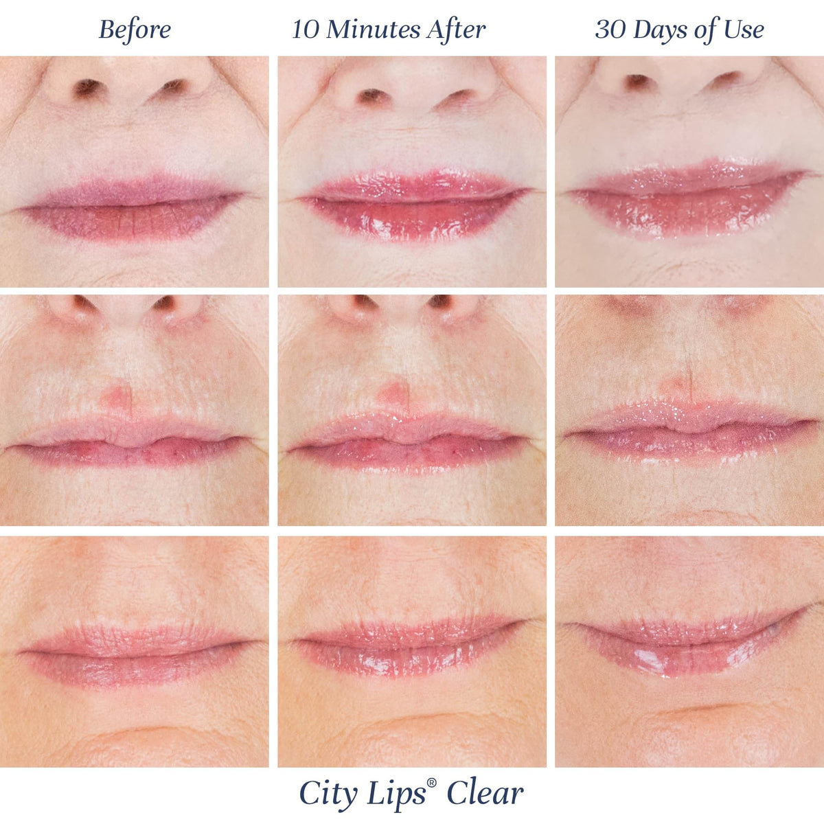 City Beauty City Lips pack of three displayed to emphasize value and backup supply