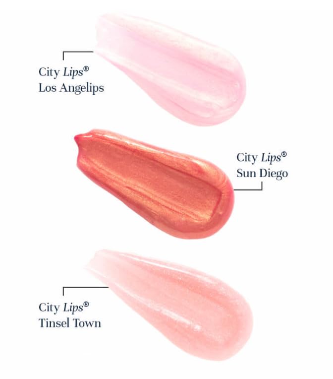 City Beauty City Lips ingredients close-up highlighting jojoba and hyaluronic hydration