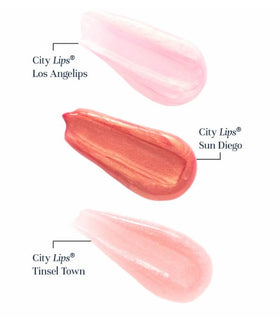 City Beauty City Lips ingredients close-up highlighting jojoba and hyaluronic hydration