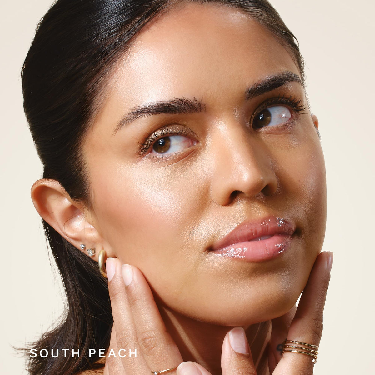 City Beauty ingredient label detail with peptides and oils for smoothing benefit